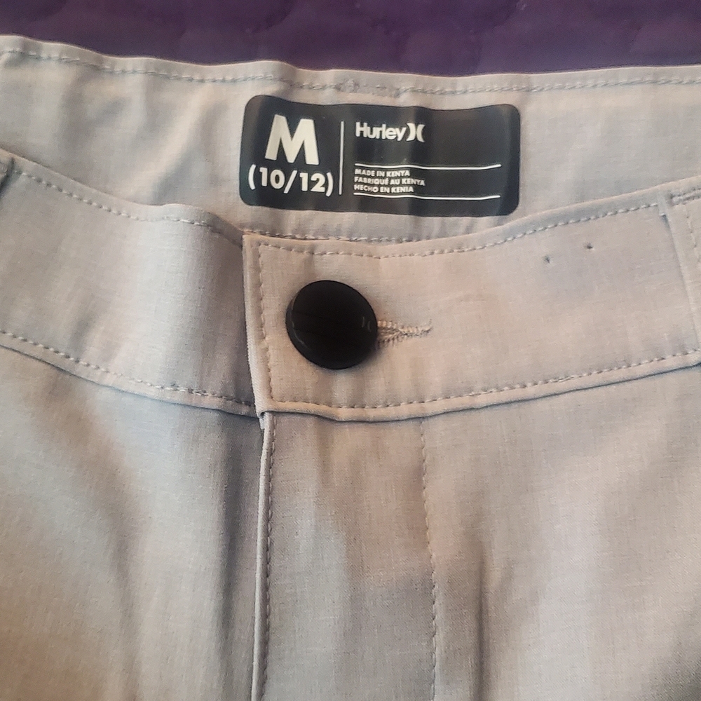 Hurley Boys Light Gray Casual Shorts